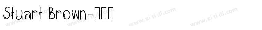 Stuart Brown字体转换 Stuart Brown字体转换